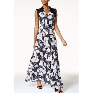 Fame & Partners Aster Floral-print Gown 2